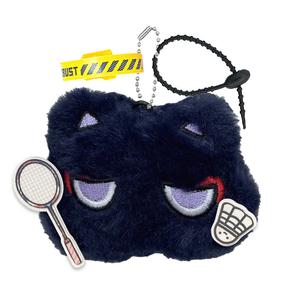AIZIYUO Плюшевый кулон Badminton Bunny Blue Eyed Cat высота 7см