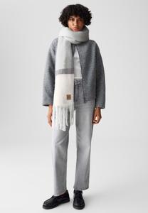 Шарф OPUS SOFT FRINGE, Hazy Fog Melange/Grey