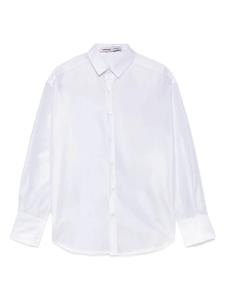 Рубашка из прозрачной тафты Carven, белый