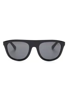 Солнцезащитные очки в квадратной оправе Burberry Eyewear, черный