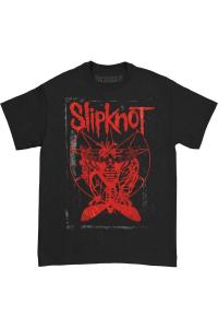 Футболка с мертвым эффектом Slipknot, черный