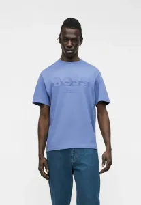 Футболка с логотипом участника Boss, Light Blue