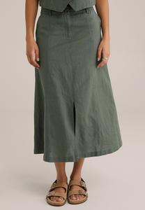 Юбка А-силуэта WE Fashion, темно-зеленый