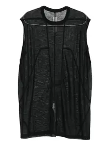 Топ без рукавов Rick Owens, черный