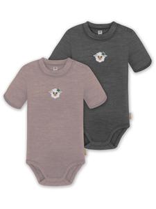 Комбинезон/боди normani Tihoi, антрацит/розовый