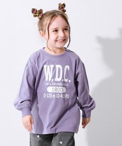 Футболка с длинным рукавом и крупным силуэтом дьявольской лабрадорши, 100% хлопок.