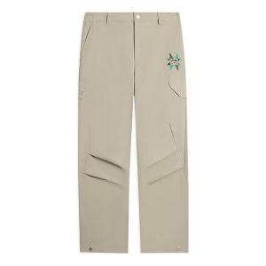 Брюки классические брюки карго Li-Ning, бежевый