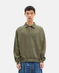 Мужская толстовка с воротником поло The Kooples, зеленый