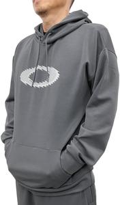 Новая ретро-толстовка из флиса, размер 1.7, мужская Oakley, черный