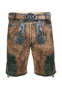 Шорты из кожи дикого оленя Florian EDELNICE, темно-коричневый