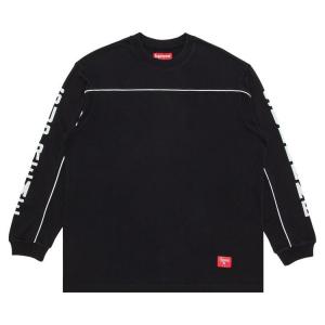 Топ Supreme Paneled Piping Long-Sleeve Top, Black