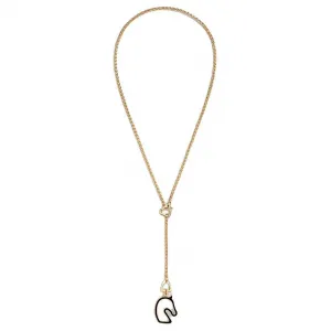 HERMES Колье для женщин Black/Gold