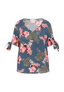 Блуза Usha, цвет Khaki/Petrol