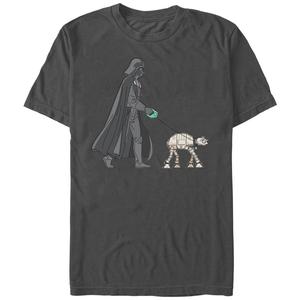 Мужская футболка с рисунком Darth Vader AT-AT Walker Star Wars