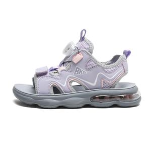 Детские сандалии, устойчивые к истиранию, дышащие, легкие, с амортизацией BKG, серый/синий/красный