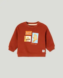 3D Закрытая толстовка для маленького мальчика Baby El Corte Inglés, терракотовый