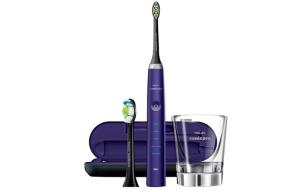 PHILIPS Электрическая зубная щетка для взрослых Soundwave Vibration с 5 режимами, Enchanting Purple HX9372/04