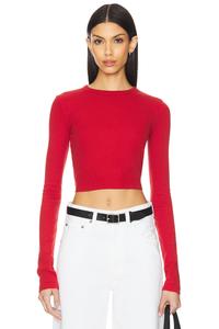 Verona обрезанная рубашка Cotton Citizen, crimson