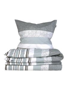 Постельное белье Schiesser set Adele 2 tlg, серый