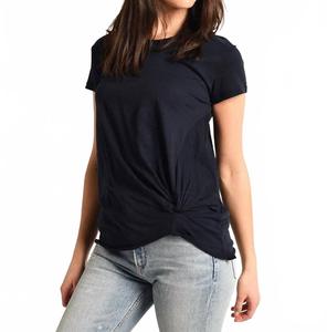 Футболка Supima Slub Jersey Twist Muscle черного цвета Stateside, черный