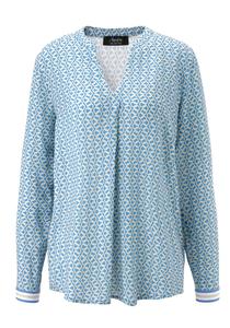 Aniston SELECTED Блузка в светло-голубом и белом цветах