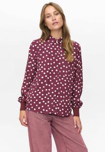 Блуза Nümph Button-down blouse, Winetasting/Red
