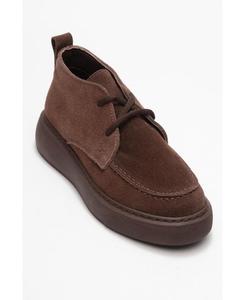 Женские кожаные ботинки-чукка Lilya Forever & Always Shoes, Brown suede leather