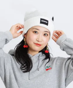 Вязаная шапка с помпоном Archivio, цвет White(090)