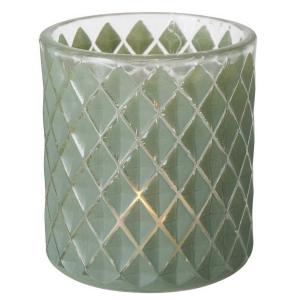 Подсвечник Boltze Home зеленый, 8/9/8 см