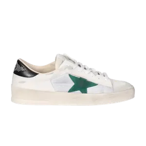 Кроссовки Golden Goose Stardan 'White Silver Black Green', белый