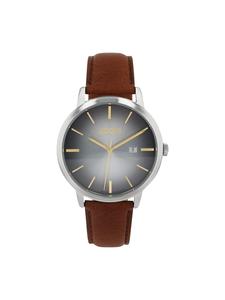 JOOP! Кварцевые часы, кожаный ремешок, корпус из нержавеющей стали коричневого цвета