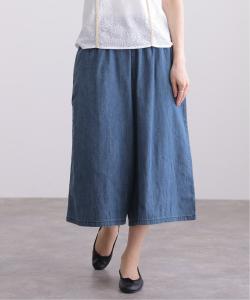 Джинсовые кюлоты и брюки гаучо Pourvous, цвет Blue