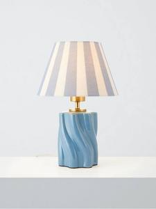 Керамическая настольная лампа Twist John Lewis, Blue