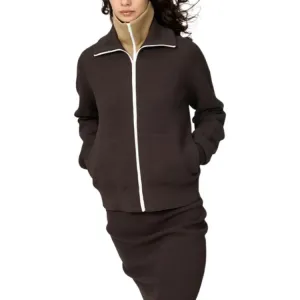 Куртка Clare Waight Keller C Collection SS26 UNIQLO, коричневый черный