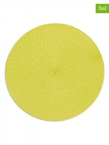 Trendy Kitchen by Excélsa Набор из 6 штук: салфетки под тарелку желтого цвета - Ø 36 см