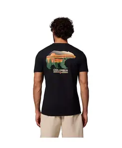 Мужская футболка Bound с принтом Columbia, черный