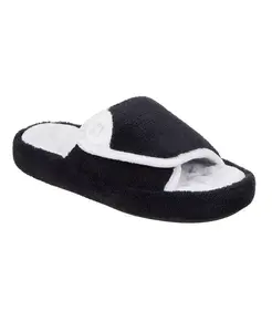 Женские тапочки-кроксы Microterry Spa Slide Clog Isotoner Signature, черный