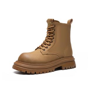 Короткие ботинки Martin 4,5 см женские ZHR, Camel [Velvet]