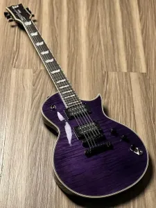 ESP LTD Deluxe Eclipse EC-1000 в прозрачном фиолетовом цвете W22013097