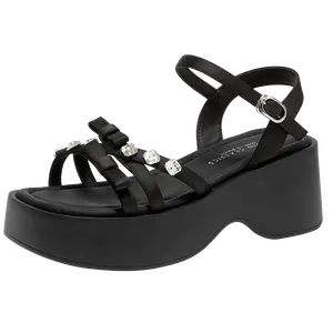 Сандалии с одним ремешком женские GEMEIQ, Black