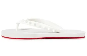 Лубі Флип Слайд Уайт Уайт Женские Кристиан Лубутен