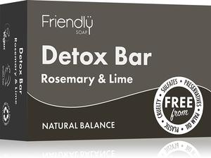 Натуральное мыло-детокс с розмарином и лаймом Friendly Soap, 95 гр