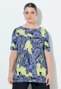 Футболка с принтом slinky paisley alinie ubootausschnitt halbarm Ulla Popken, Snow White