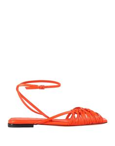 Сандалии Santoni, томатно-красный