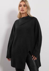 Джемпер Yours Clothing Jumper, Black/Anthracite