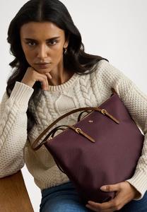 Сумка-шоппер Lauren Ralph Lauren NYLON MEDIUM KEATON TOTE BAG, Dark Garnet/Dark Red