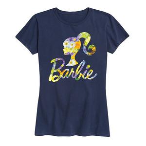 Футболка с принтом Women's logo spring bouquet Barbie, Navy