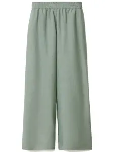 Брюки широкого кроя Fabiana Filippi, зеленый