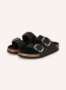 Мюли аризона большая пряжка леои Birkenstock, черный