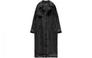 Тренчкот женский черный Zara